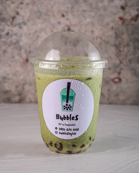 Matcha bubble tea